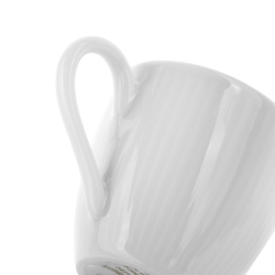 Чашка кофейная с блюдцем 90мл Pillivuyt Plisse-Toulouse