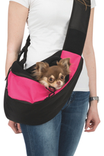 Слинг-переноска Sling, 50 × 25 × 18 см, розовый/чёрный, Trixie
