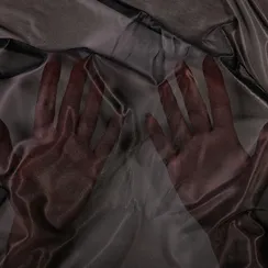 Корсетная cетка черная мягкая 20*35 см, Турция