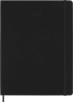 Еженедельник на 2025 год Moleskine PRO Weekly Vertical XL (DHB12PRO4) 19х25 cм твердая обложка черный