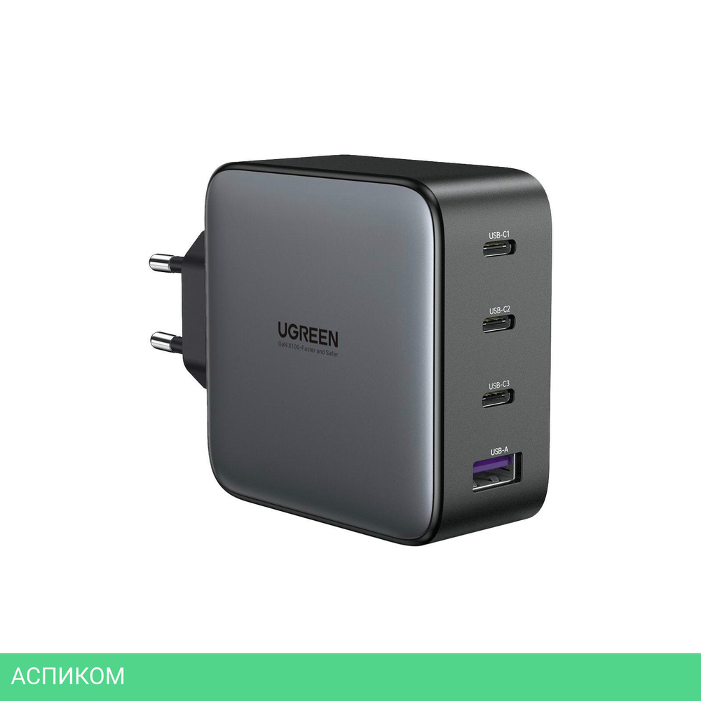 Сетевое зарядное устройство Ugreen CD226-90575 Space Gray (90575)