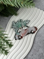 Новогодняя игрушка Машинка с Елкой