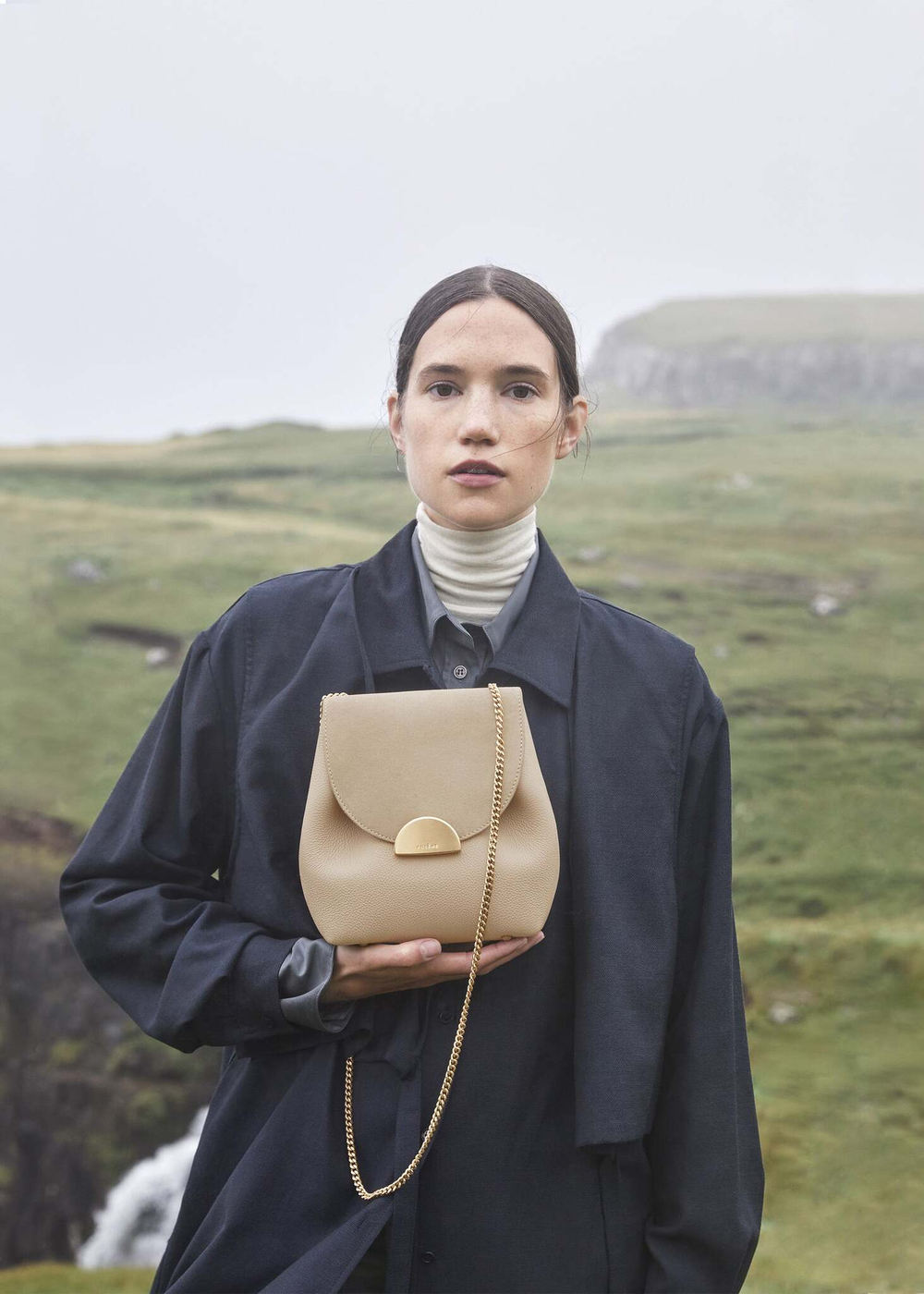 Сумка Polene Numéro Un Mini EDITION DUO SAND