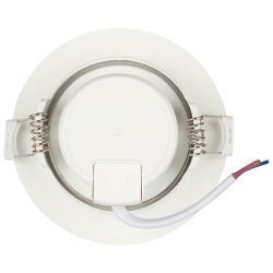 KL LED 22A-5 3K WH Светильник ЭРА светодиодный круглый поворотн. LED SMD 5W 3000K, белый | Встраиваемые LED светильники