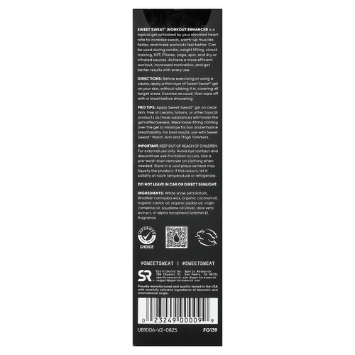 Sports Research, Sweet Sweat®, добавка для тренировок, оригинальный вкус, 181 г (6,4 унции)
