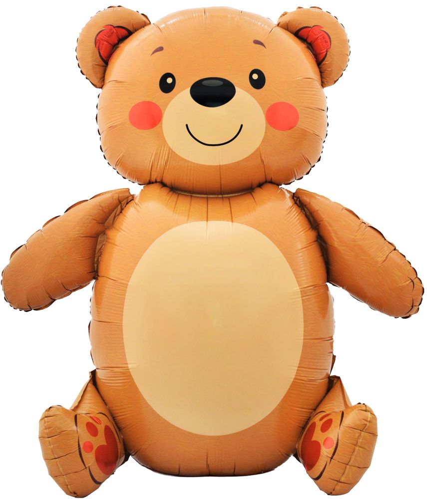 Шар 3D (58&#39;&#39;/147 см) Фигура, Сидячий мишка, 1 шт. в уп.