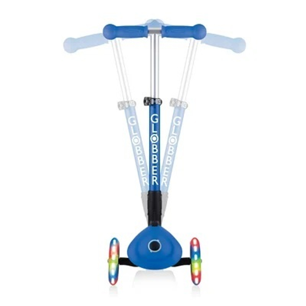 Самокат Globber Junior Foldable Fantasy Lights синий