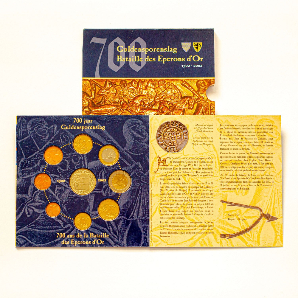 Belgium 2002 Year Set Bataille des Eperons d'Or
