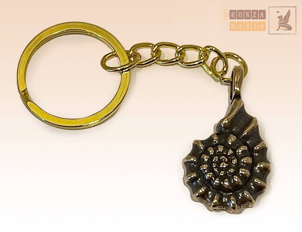 брелок Ракушка - Аммонит