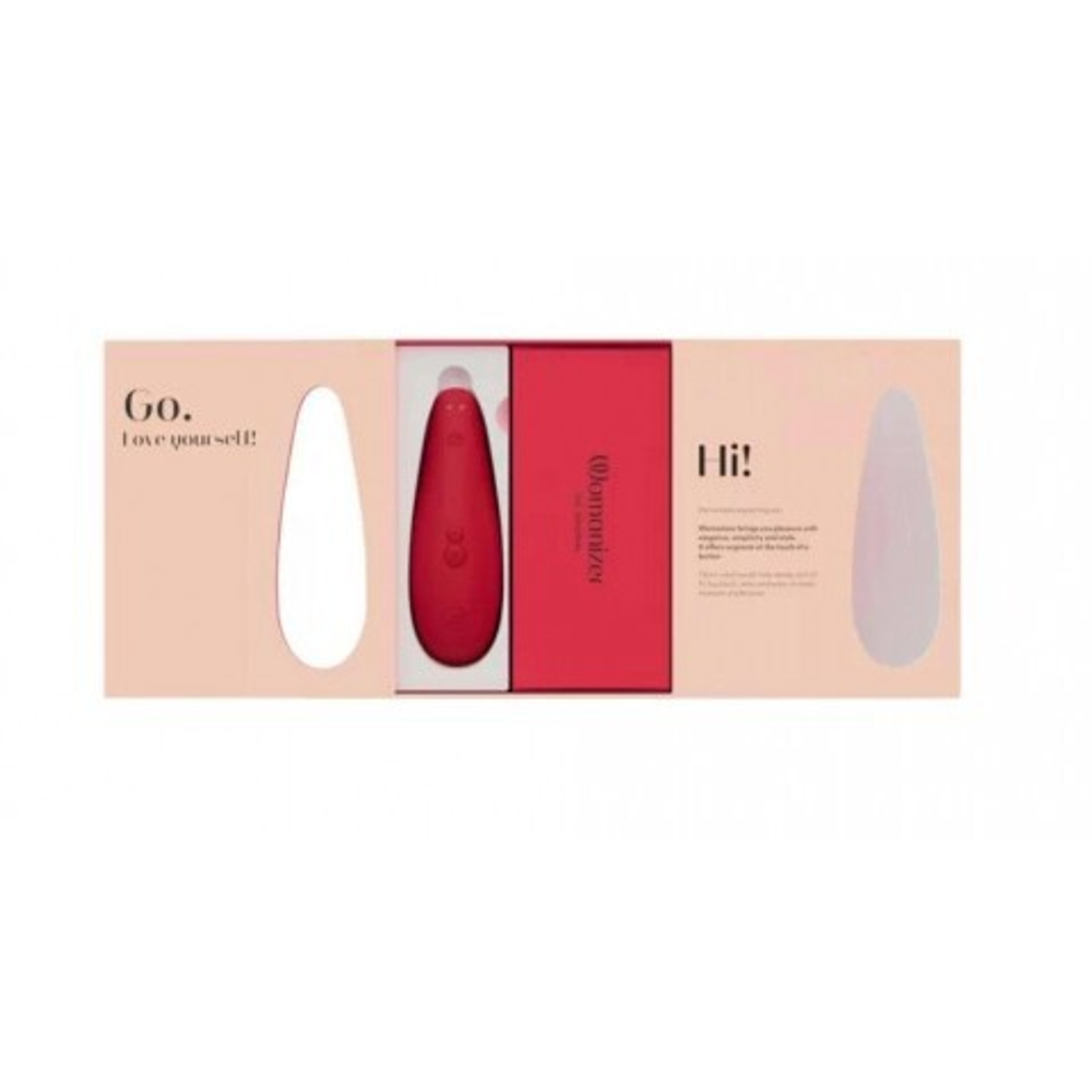 Бесконтактный клиторальный стимулятор Womanizer Classic 2 - Marilyn Monroe (ярко-красный)