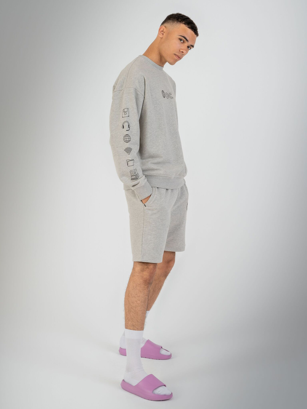 Шорты мужские ORIGINAL CREATOR GLOBE SHORTS, Серый