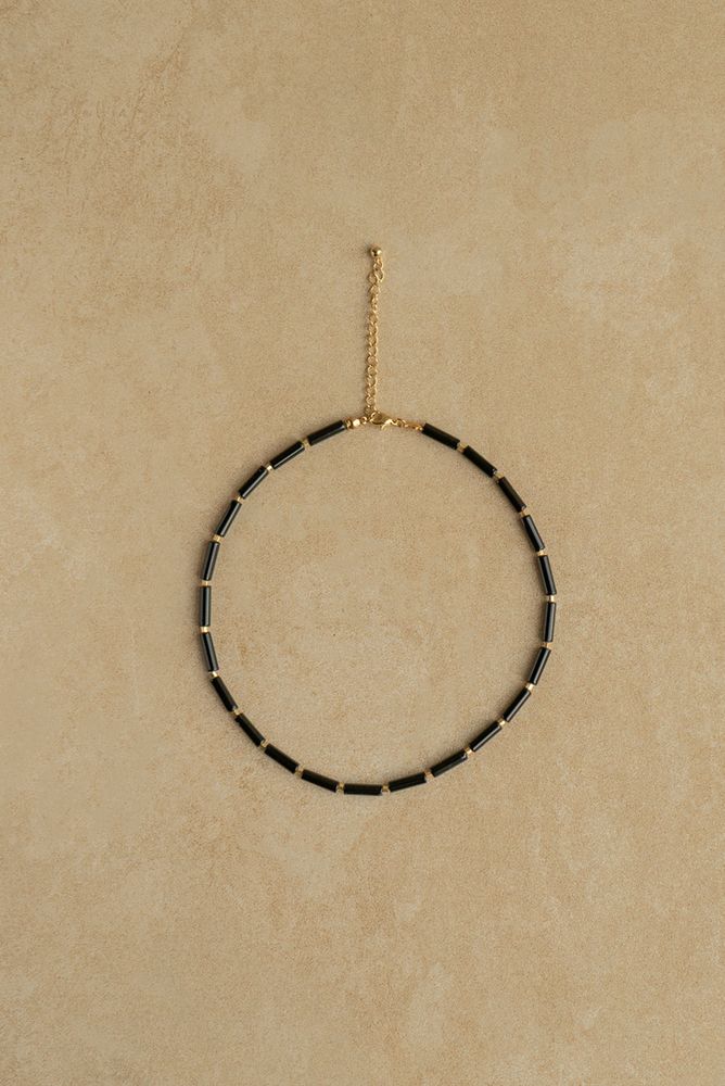 Чокер из черного агата / Eza Jewelry