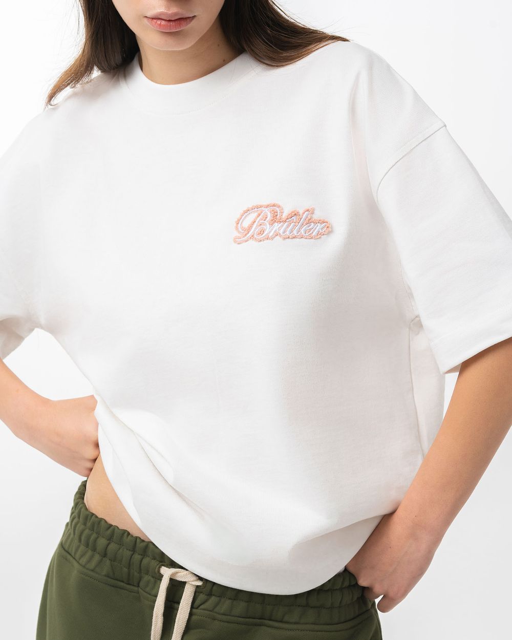 Футболка Bruler d'Amour Torn белая