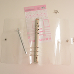 Обложка силиконовая (ПВХ) прозрачная с кольцевым механизмом, формат А5