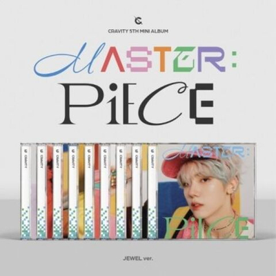 Альбом CRAVITY - MASTER:PIECE 5th Mini Album JEWEL CASE 9 Version SET