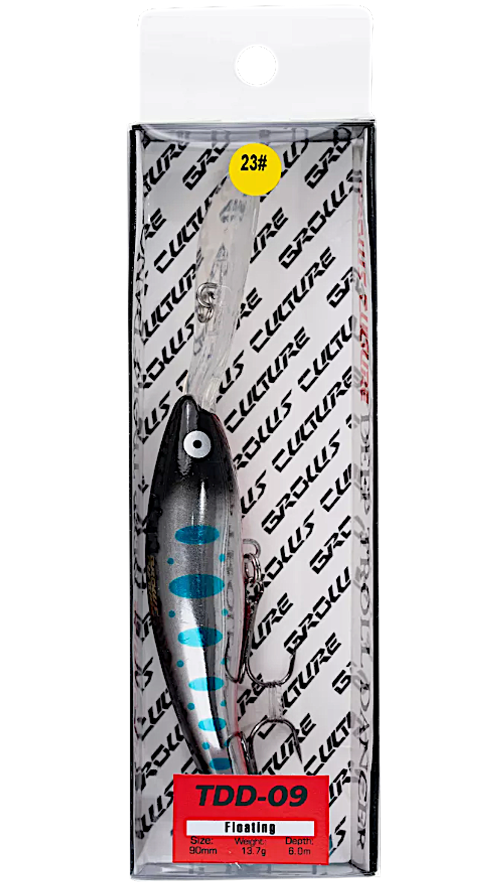 Воблер Grows Culture Deep Troll Dancer TDD-09F 90мм 13.7гр до 6м -