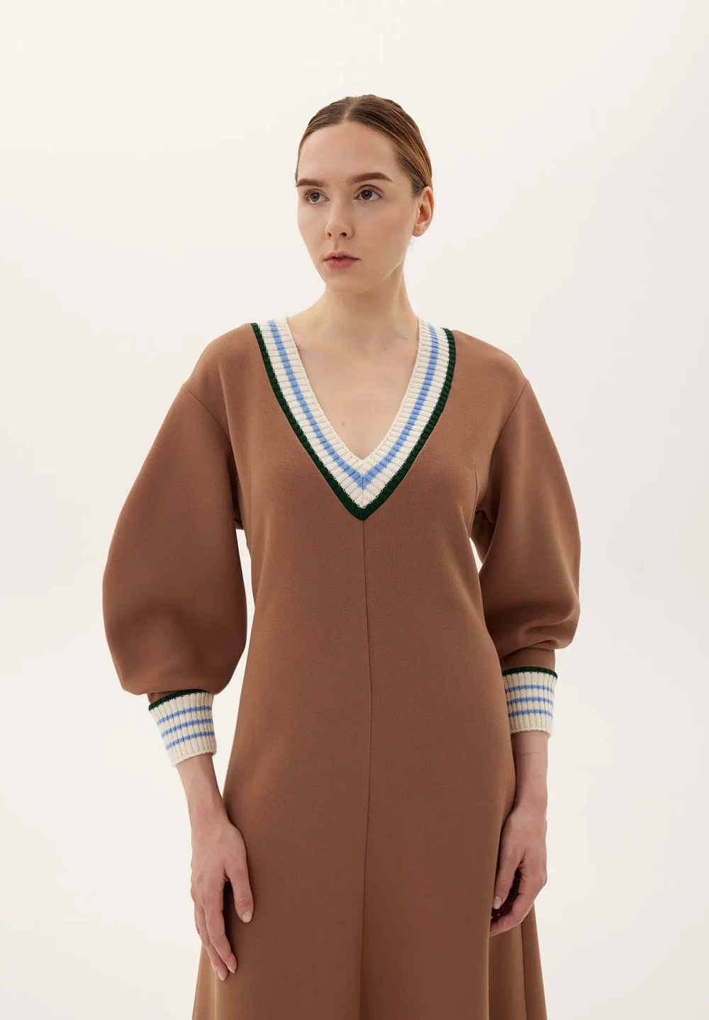 Платье «Анжелика», коричневый