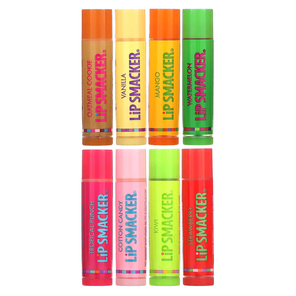Lip Smacker, Party Pack, бальзам для губ, ассорти, 8 упаковок, 4 г (0,14 унции)