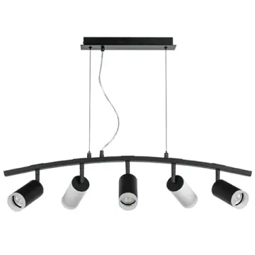 Подвесной светильник 5*GU10 LR7353733620 чёрный/белый Rullo Lightstar