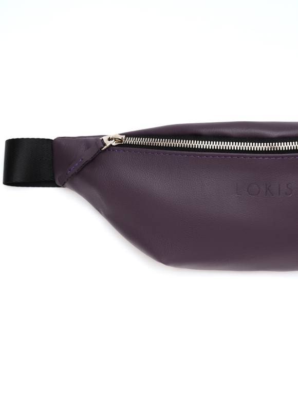 сумка поясная фиолетовая