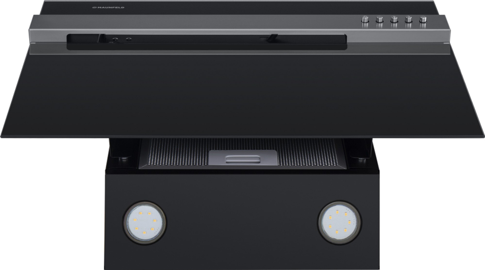 Кухонная вытяжка MAUNFELD Bridge Line 60 черный\вставка сатин фото 2