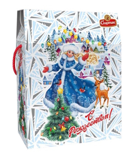 Новогодний подарок "Белым-бело" 1200г. Спартак