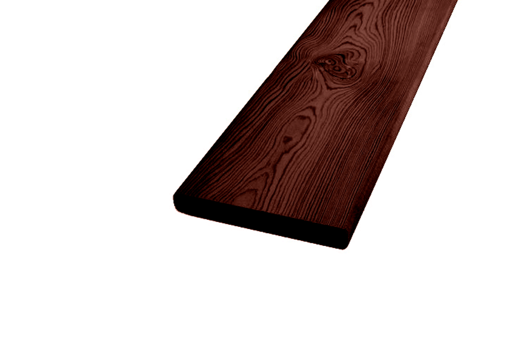 Планкен прямой цельный 140 мм (лиственница) сорт Прима