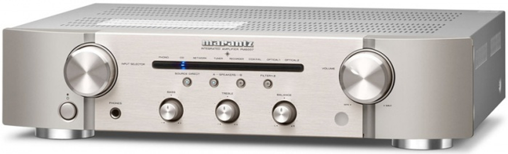 Интегральный усилитель Marantz PM6007, silver/gold