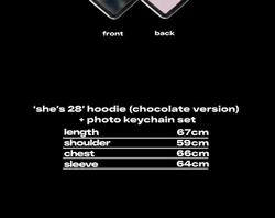Альбом ROSE - SHE'S 28 Birthday MD HOODIE CHOCOLATE Version