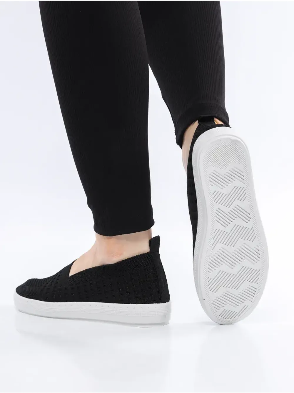 Мокасины летние текстильные