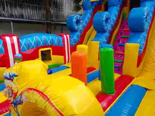 Коммерческий надувной батут "Парк развлечений" 9*5*5,5 м