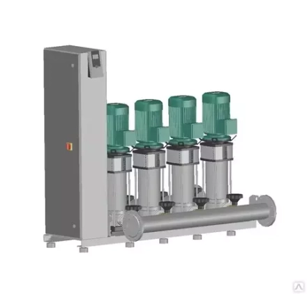 Установка насосная повышения давления Wilo SiBoost Smart 4 HELIX VE 604 (3х380В; 1,50кВт)