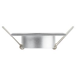 KL57 SL Светильник ЭРА литой алюминевый MR16,12V/220V, 50W серебро