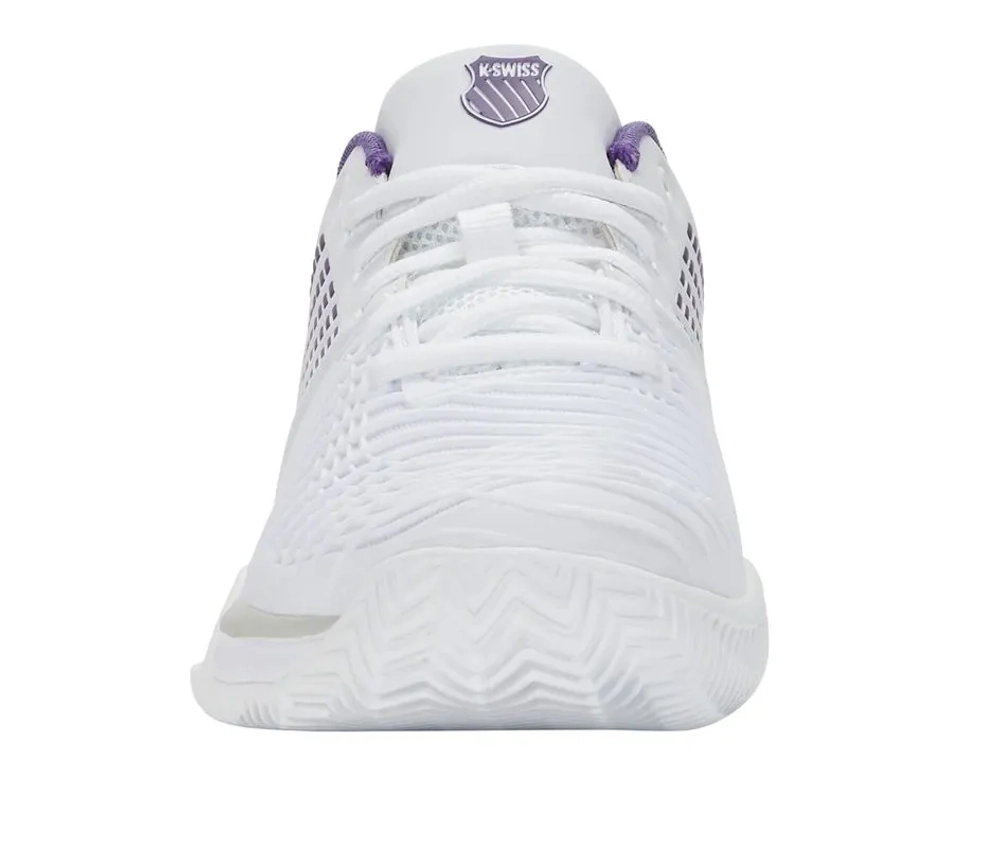 Женские Кроссовки теннисные K-Swiss Express Light 3 Clay - white/purple haze/lunar rock
