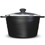 Кастрюля литой алюминий 3л «Neva Granite» со стекл. крышкой NG6630