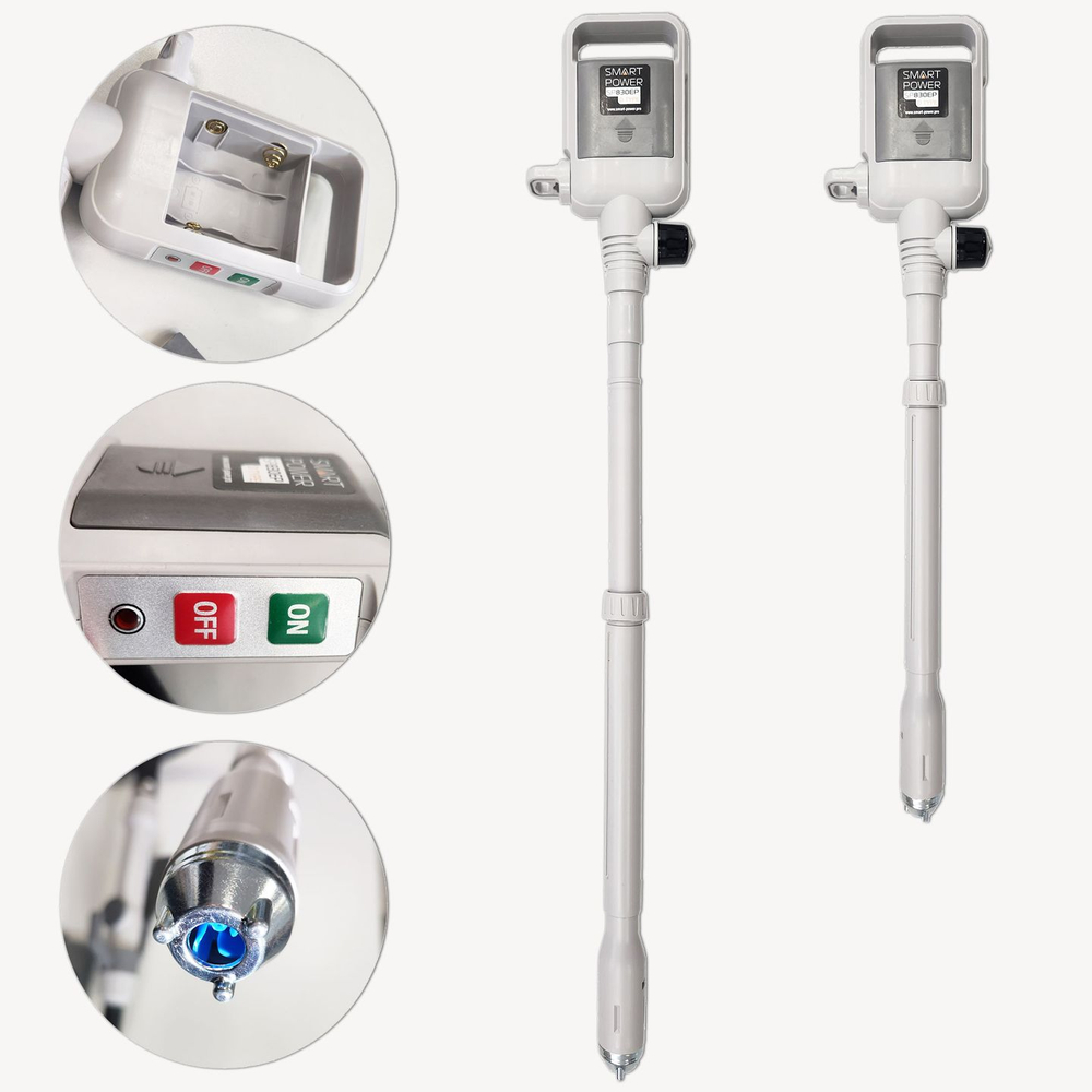 Электрический насос для перекачки топлива с авт. выкл, и телескопической трубкой 9,5 л/мин (10268824)/ насос для бензина электрический