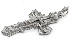 Ювелирный крест из серебра