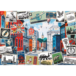 Pazl \ Puzzle \ Пазлы  Puzzles - "500 Puzzle Creative" - Greetings from London / Trefl