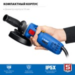 Углошлифовальная машина Зубр Профессионал 125мм 900Вт