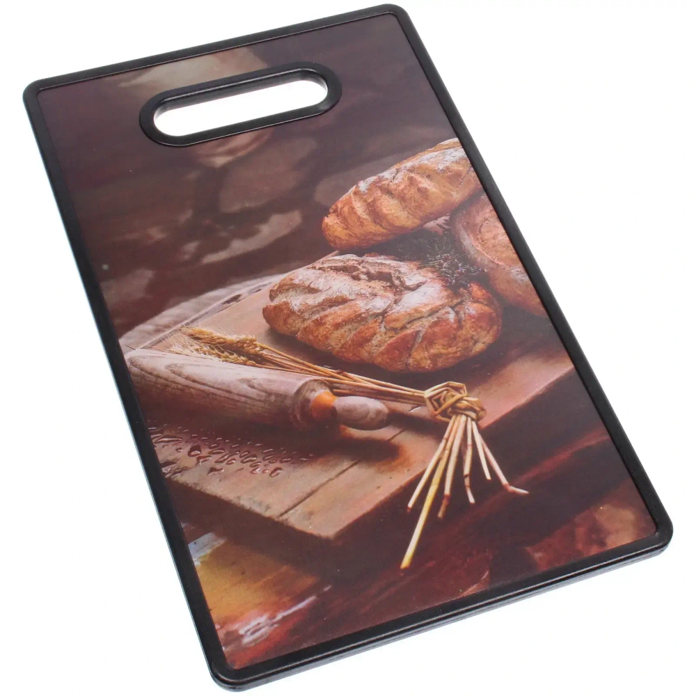 Доска разделочная пластиковая 37*23см «Домашний хлеб»