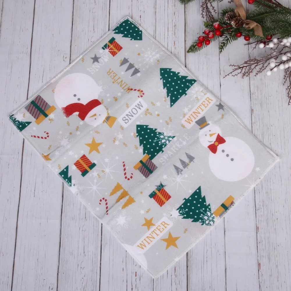 Коврик для сушки посуды 38*50см «Ёлки»