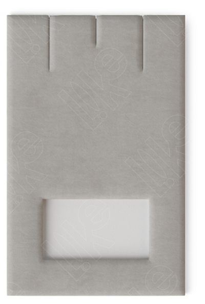 Вкладыш для планшета Вита/наклонный/для серег/подвески/2 прорези/окошко для бирки/прорезь для нитки/39*60 мм.