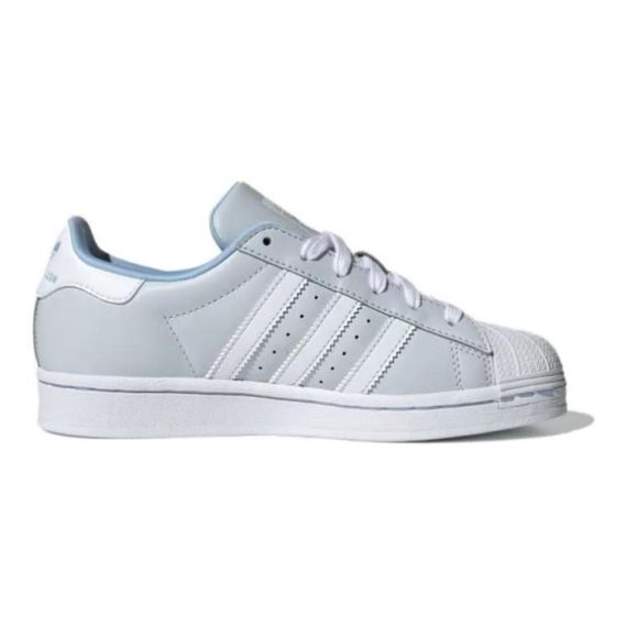 Кроссовки adidas originals SUPERSTAR Детские Скейтборды, Низкие цены, Ореол Синевы/Праздничный Белый/Светящийся Синий Унисекс