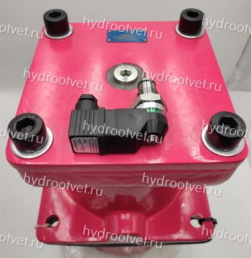 WKRFBN/HC950DO10B1.X - Сливной фильтр гидравлический одинарный модели RF тонкость фильтрации 10 мкм, типоразмер 950, вид присоединения: фланец SAE 3"1/2 (DN90), материал корпуса - чугун, рабочее давление до 25 бар, визуальный индикатор загрязнения