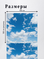 Оксфорд с принтом 2 метра №1 210 D