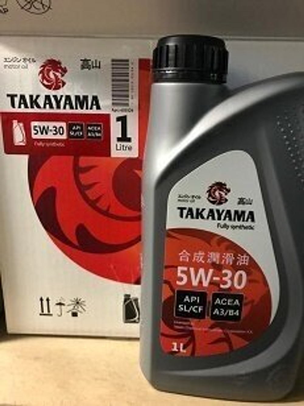 Масло моторное  синтетическое TAKAYAMA 5W30 SL/CF  пластик  1л