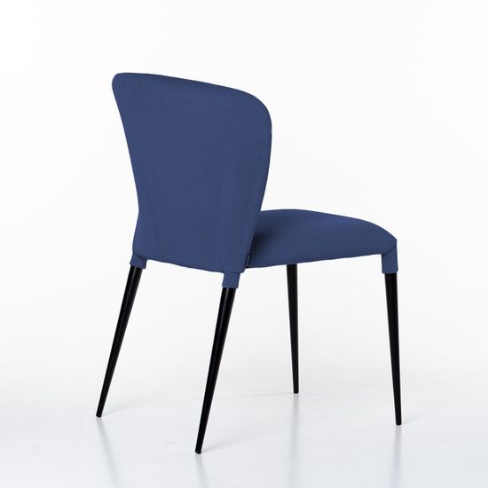Стул Albert (Альберт), бархат синий 29