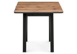 Обеденная группа Мирана черный крокодил / черный / дуб вотан