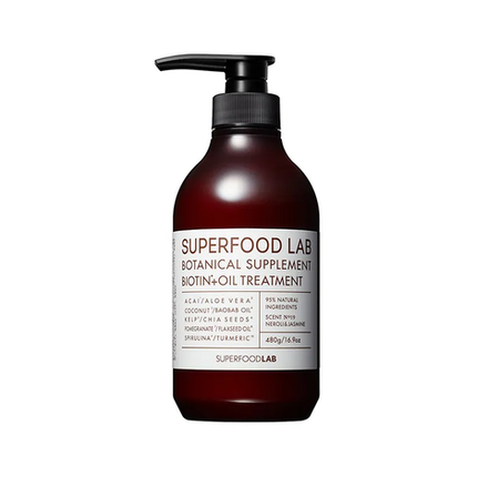 Увлажняющий бальзам-кондиционер с биотином и натуральными маслами Superfood Lab Biotin Oil Treatment