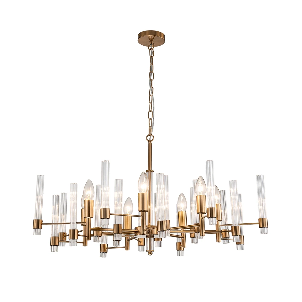 Подвесная люстра Indigo FAVARA 11040/7P Brass V000461